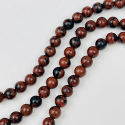 Бусины для украшений из Обсидиана 38 см