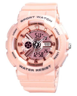 Часы наручные Skmei женские электронные спортивные 1689pink