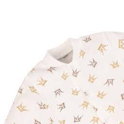 Комбинезон ясельный молочный короны