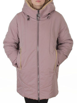 M-9085 PINK POWDER Куртка зимняя женская (верблюжья шерсть, 120 гр. холлофайбер)