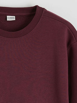 Bisiklet Yaka Erkek ?ocuk Kal?n Sweatshirt