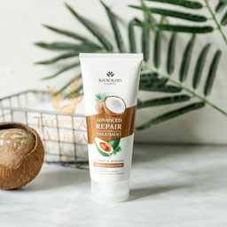 Маска-Лечение д/волос Активно Восстанавливающая Кокос и Авокадо KHAOKHO
200 мл