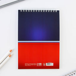 Цена за 2 шт. Блокнот, формат А5, 40 л., картонная обложка мягкая «Герб России»