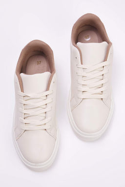 Bej Retro Bagc?kl? Kad?n Spor Ayakkab? TAKAW26SN00013 - Trendyolmilla фото 4