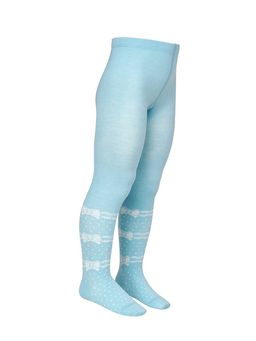 OMSA kids Collant 12Р32-3 с рисунком (бантики) - Blu Сhiaro  фото 5