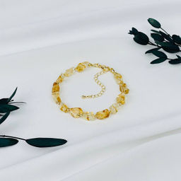 Браслет из Цитрина 16,5 см + - Радуга самоцветов фото 2