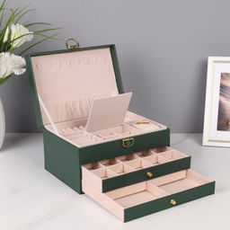 Шкатулка для украшений 23x17x14 см / 299 /уп 24/ - Галеонтрейд фото 2