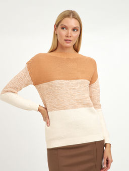 джемпер женский из хлопка в широкою полосу - Glenfield фото 5