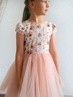 Платье для девочки Розали МТ 21-1 розочки