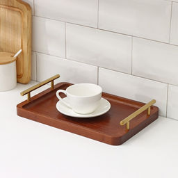 Подносы с ручками Magistro Garona, набор 3 шт., бамбук фото 6