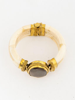 Украшение Браслет кость буйвола №505/14 - Ганг фото 2