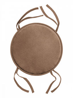 Подушка на стул D35 бежевый флис