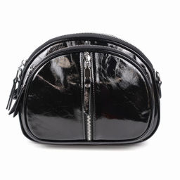 Женская кожаная овальная сумка кросс-боди 0103-1 - Cidirro фото 2