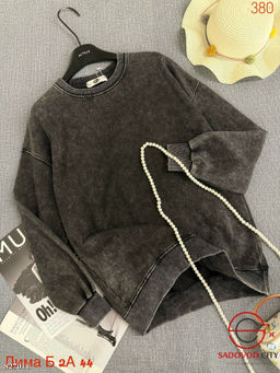 Толстовка женская однотонная