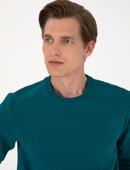 Z_mr_t 3 _plik Regular Fit __i Polarl_ Bisiklet Yaka Basic Sweatshirt