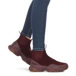 Женские высокие кроссовки FILA NEBULA MID 2.0 W Артикул 2414894, бордовый