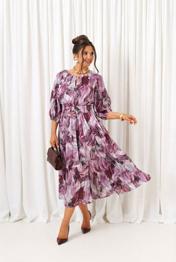 Платье Beautiful Free 6412 бордовый