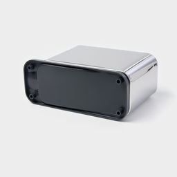 Подставка для столовых приборов Magistro «Металлик», 4 отделения, по верху 18×8.3×13.7 см, пластик, нержавеющая сталь
