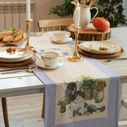 Дорожка Этель Уютные коты 40*146 см