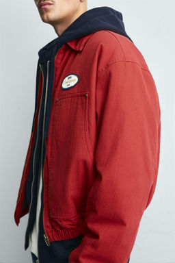 BOXY FIT EMBROIDERED JACKET - Zara фото 6