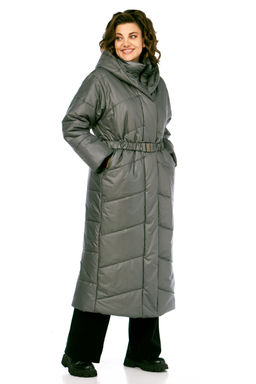 Пальто Diamant 2128 серый фото 7