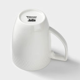 Набор кружек фарфоровых Wilmax «Юлия Высоцкая», 2 предмета: 350 мл, цвет белый