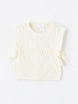 Bisiklet Yaka K?z Bebek Triko S?veter