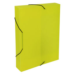 Expert Complete Короб архивный пластиковый 50 мм 1 шт. PRISMA NEON A4 эффект 3D желтый ЕС240441009