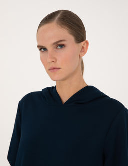 Lacivert Oversize Sweatshirt