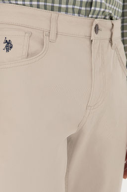 Erkek Ta_ Slim Fit Kanvas Pantolon
