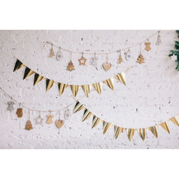 Гирлянда «Флажки на ленте», 160 см