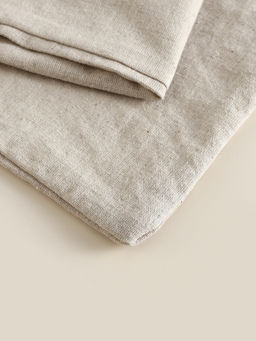 Пододеяльник 2-спальный SL Home Linen collection, 200220 см, бежевый, полулён - Sima-land home фото 6