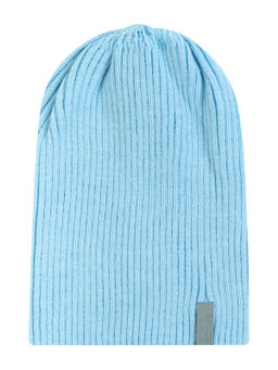 Шапка вязаная светло-голубая Ш-103 (58)