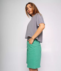 Шорты #МСК1239 (1), зелёный