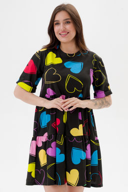 Платье женское из кулирки Бохо солнечное сердце - Амадэль фото 8