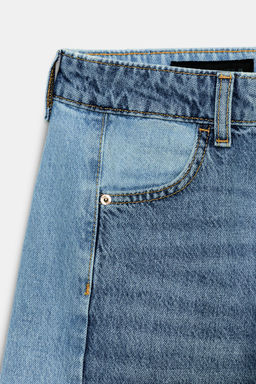 JEANS Z1975 BARREL TIRO MEDIO COMBINADO / Azul medio - Zara фото 8