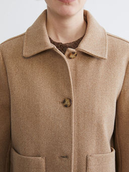 G?mlek Yaka Kad?n Ka?e Ceket