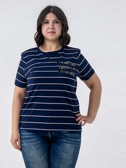 CRB wear/FSMW 60173-41 Футболка женская,темно-синий/Ex.Cherubino