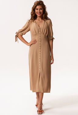 ХИТ! Платье KaVari 1044 бежевый