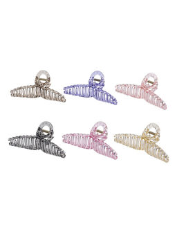 Цена за 12 шт. Крабик для волос «Пейдж», петля, 10.5 см, МИКС