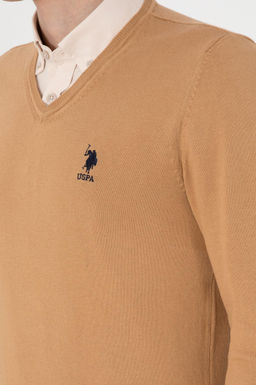 Erkek Camel Basic Kazak - U.s. polo assn фото 7