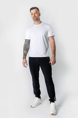 Брюки без начёса из футера двунитки