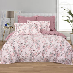 Постельное белье Мадлена (мако-сатин) Евро/Пододеяльник (молния, ушки): 1 шт.- 220*200; Простыня: 1 шт.- 260*240; Наволочка (молния, ушки): 2 шт.- 70*70; Наволочка (молния, ушки): 2 шт.- 50*70 Мако - сатин