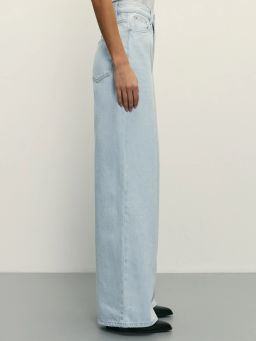 Джинсы wide leg с высокой посадкой / Zarina фото 3