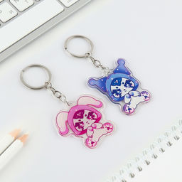 Брелок для ключей «Милашки» парный набор, 2 шт.