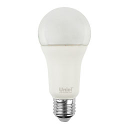 LED-A60-15W/SPSB/E27/CL PLP30WH Лампа светодиодная для растений. Форма "A", прозрачная. Спектр для рассады и цветения. Картон. ТМ Uniel