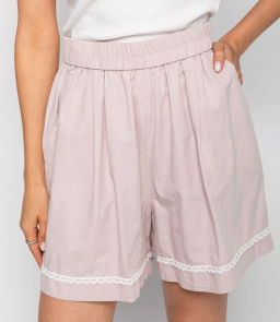 Шорты #КТ2579, пудровый