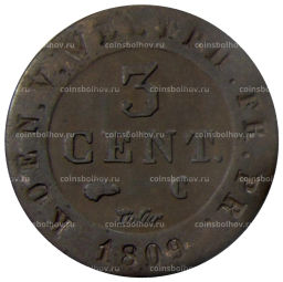 3 сантима 1809 года Вестфалия