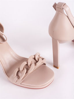 Модельные босоножки на каблуке/ Вечерняя обувь A78F-615E - Piniolo фото 3