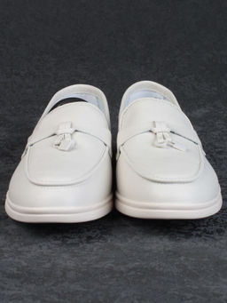 03-B416-2 LT. BEIGE Лоферы женские (натуральная кожа)